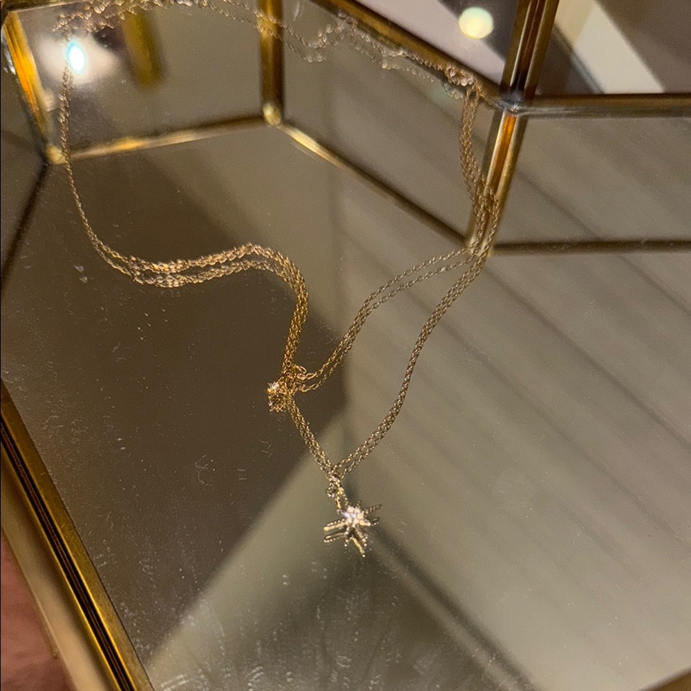 Elegant Gold Necklace with Star Pendant